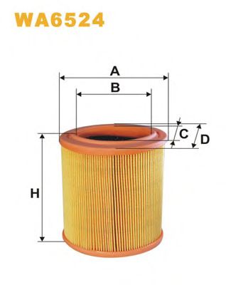 WIX FILTERS wa6524 -  Воздушный фильтр